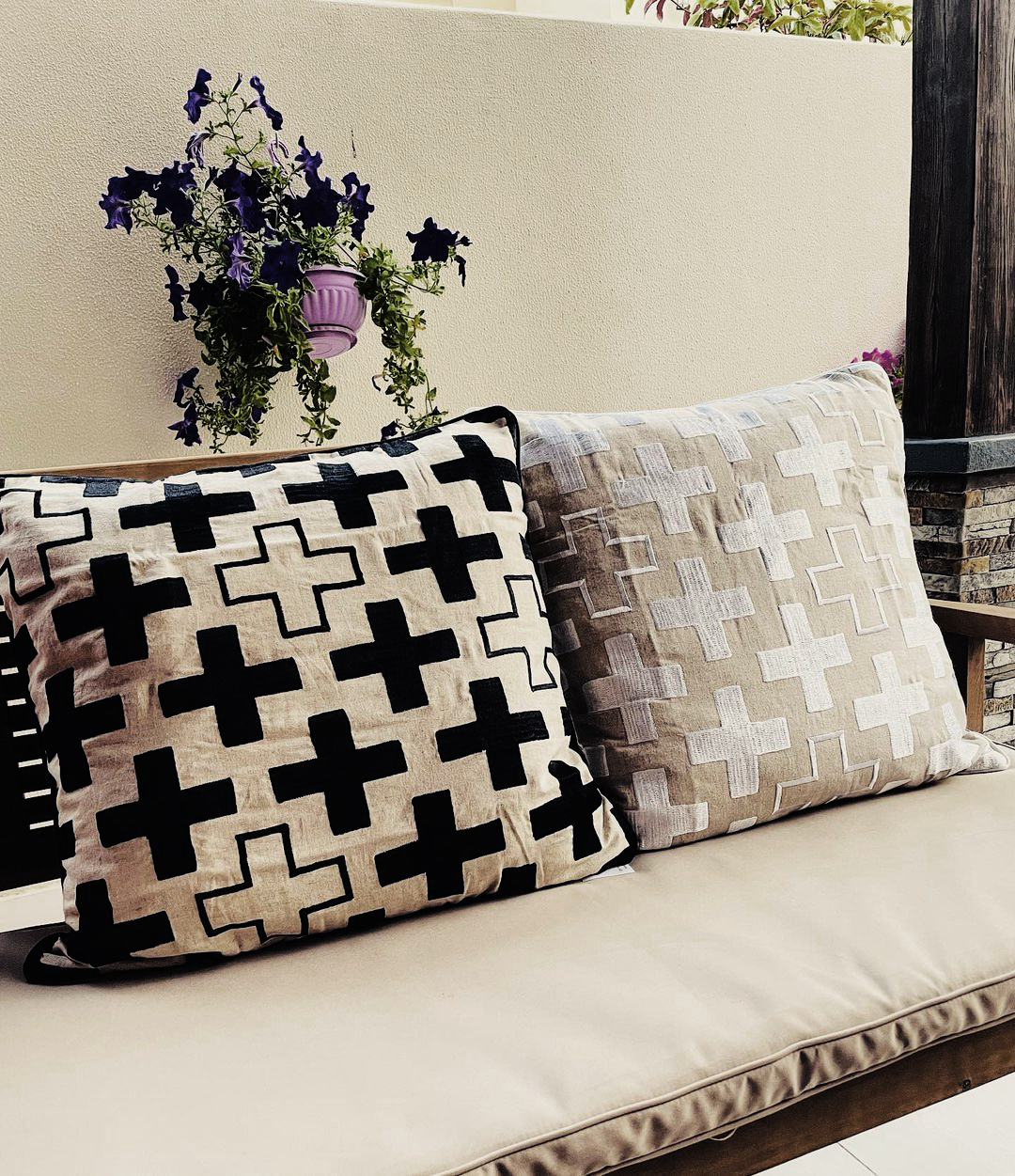 Capa de Almofada Cross