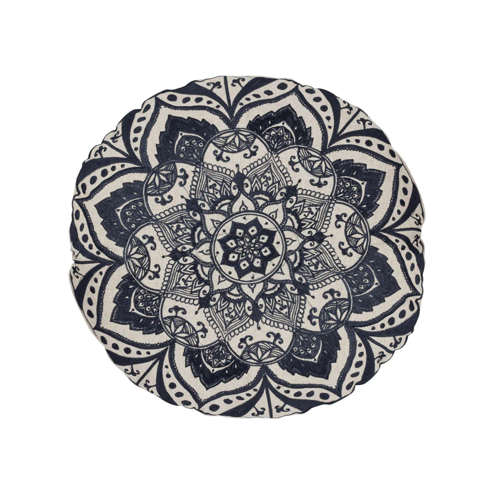 Capa de Almofada Redonda Mandala