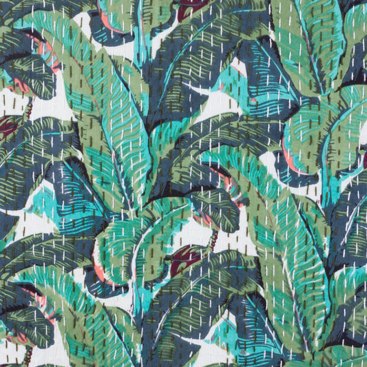 Colcha Banana Leaves